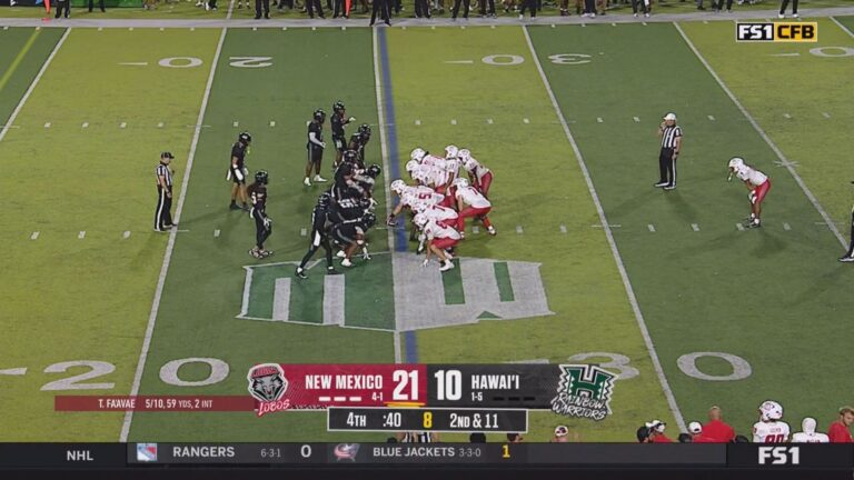 Hawaii falls to New Mexico, 21-10 on homecoming night