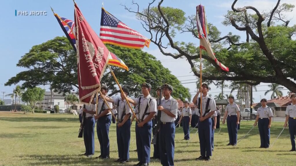 Farrington High’s JROTC program celebrates 80 years