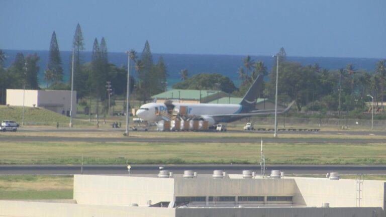 Bomb threat prompts emergency screening of Amazon cargo plane in Honolulu