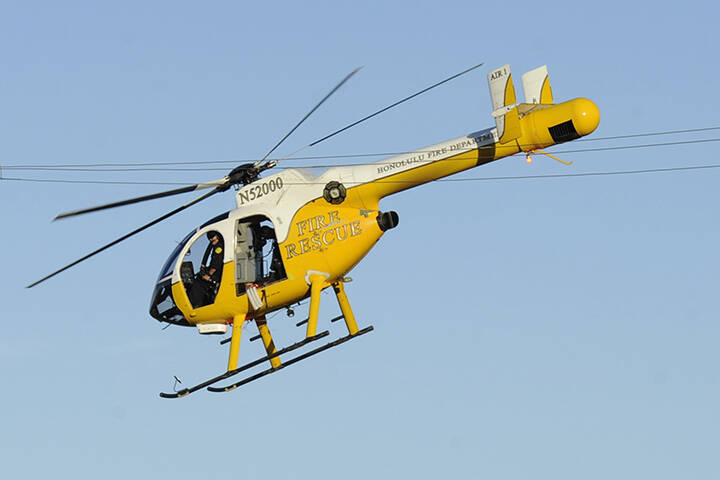 Hiker, 50s, airlifted from Makaha trail with injured leg