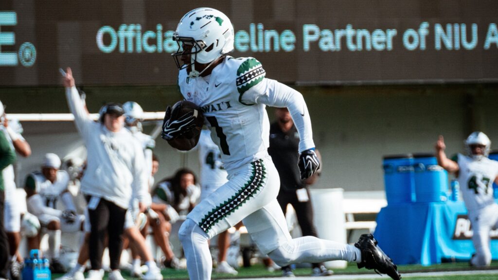 ‘Bows snap losing streak on the road, downing NIU, 56-21